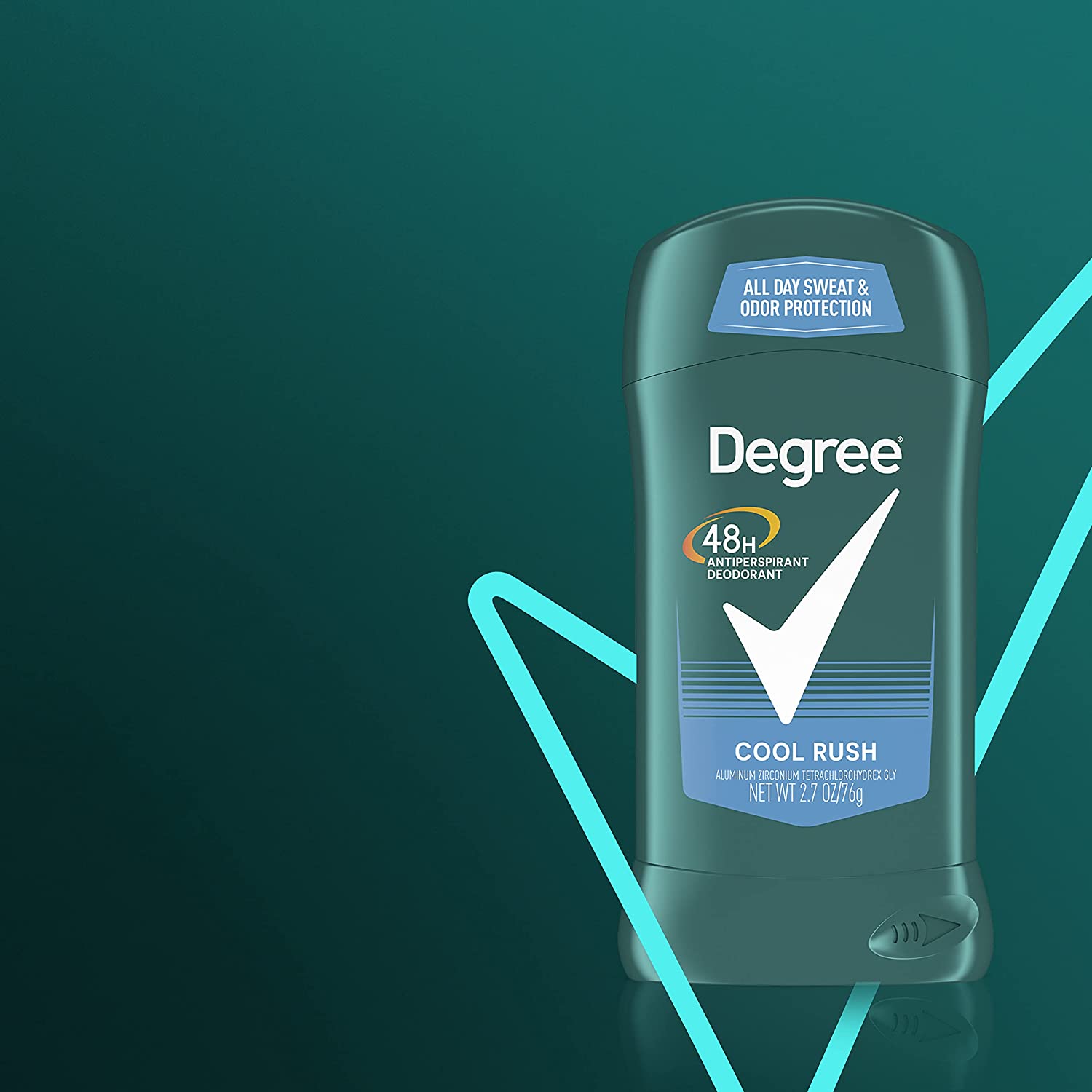 Degree Men Antiperspirant Deodorant 48-Hour Odor Protection Cool Rush Mens Deodorant Stick 2.7 oz, Pack of 6 - Image 14